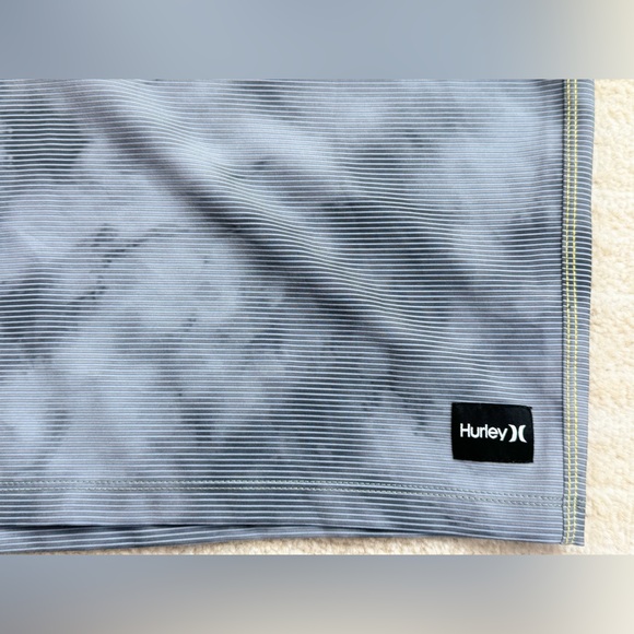 Hurley Men's Yellow, Orange & Gray Swim Trunks with Rear Pocket, Waist Size 40 - Picture 8 of 13